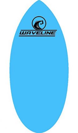 Waveline Skimboard Professional Series Original Wood Skim Board – Lightweight Durable (Blu ...