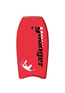 Younger 42 inch Super Bodyboard with IXPE deck, Perfect surfing, Red