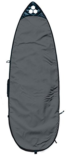 Channel Islands Surfboards Featherlite Surfboard Bag, Charcoal/White, 6’8″