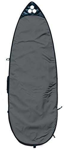 Channel Islands Surfboards Featherlite Surfboard Bag, Charcoal/White, 7’6″