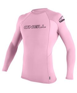 O’Neill Wetsuits UV Sun Protection Youth Basic Skins Long Sleeve Crew Sun Shirt Rash Guard