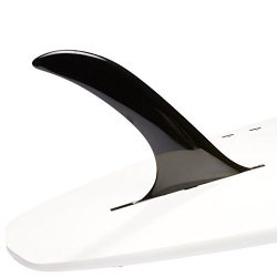 Dorsal Pintail Single Surf SUP Longboard Surfboard Fins ( Flex ) – Black