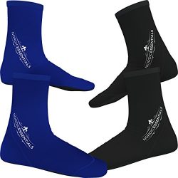 Beach Socks [2 Pairs] Wear in Sand Playing Volleyball & Soccer or as Booties for Snorkeling, ...