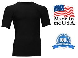 Rash Guard Compression Shirt For Men – USA Made Base Layer & Swim Shirt