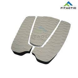 FITACTIC Universal 3-Piece Diamond Grooved Stomp Traction Pad Grip Mat with Tail Kick for Surfbo ...