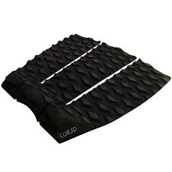 Corso ‘Black Out’ – 3 Piece Traction Pad for Surfing – 3M Adhesive. Stom ...