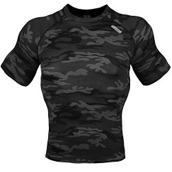 DRSKIN Athletic All Sport Training Short Sleeve Shirt Base layer men