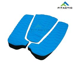 FITACTIC Universal 3-Piece Diamond Grooved Stomp Traction Pad Grip Mat with Tail Kick for Surfbo ...