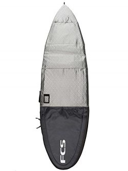 FCS Flight All Purpose / Fun Board / Long Board Travel Surfboard Bag (Charcoal, All Purpose 6 ...