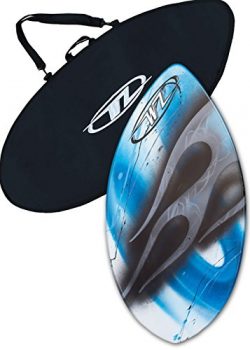Skimboard Package for beginners – 36″ Fiberglass Wave Zone Squirt plus Board Bag and ...