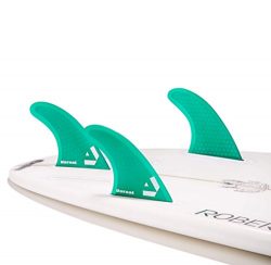 Dorsal Performance Core (Hexcore) Thruster Surfboard Surf Fins Set (3) Honeycomb FUT Base Green