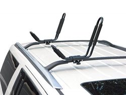 ToughSteel® 2 Pair 4 Racks Universal Black J Shape Steel Kayak Canoe Boat Paddleboard Surfboard  ...