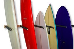 Vertical Surf Storage Rack | 6 Surfboard Wall Mount | StoreYourBoard