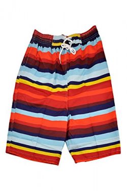 SODIAL(R) Lovers Mens&Womens Couple Rainbow Stripe Zebra Beach Surf Board Swim Sexy Shorts & ...