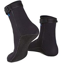 Water Shoes,Beach Socks Booties,Premium Men/Women/Girl 3mm Neoprene Boots Anti-Slip Diving Boot/ ...