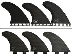 Thruster Surfboard Fins (3 Fins) – Perfect Flex with Honeycomb, FCS or Future sizes