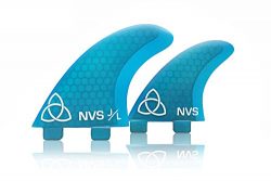 Naked Viking Surf: Medium/Large JL Quad Surfboard Fins (Set of 4 Fins) FCS and Futures Compatible