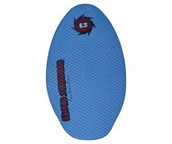 Liquid Shredder Wood EVA Deck Skimboard, Blue, 35″