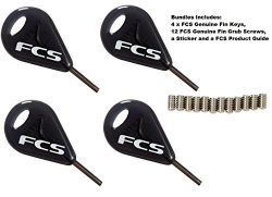 FCS Surfboard Fin Key and FCS Fins Grub Screw Bundle