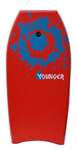 Younger 41 inch Super Bodyboard with IXPE deck, Perfect surfing, Red
