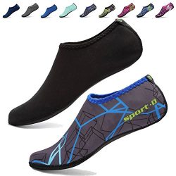 CIOR 3rd Upgraded Version Durable Sole Barefoot Water Skin Shoes Aqua Socks For Beach Pool Sand  ...