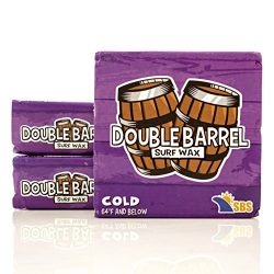Double Barrel Surf Wax – Cold Water – 3 Pack
