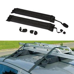 ALAVENTE Universal Auto Soft Car Roof Rack Outdoor Rooftop Luggage Carrier Load 60kg Baggage