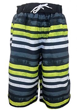 SLGADEN Teens Boys Swim Trunks Bathing Suit Surf Board Skate Shorts Loose Swimwear Beach Pants 1 ...