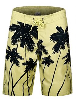 APTRO Men’s Polyester Coconut Floral Printing Summer Surf Board Shorts FDSK 2198 Green M