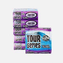 Sticky Bumps Tour Series Surfboard Wax 6-pack 3x Stickier Cool-cold