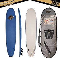 Gold Coast Surfboards – 8’8 Soft Top Foam Surfboard -The Heritage- High Performance  ...