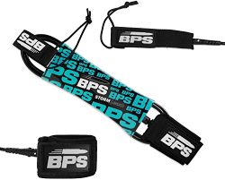 ‘STORM’ Surfboard and SUP Leash by BPS – Premium Leash with Double Stainless S ...