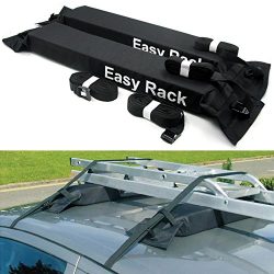 KKmoon Universal Auto Soft Car Roof Rack Rooftop and Luggage Carrier – Load 60kg Baggage & ...