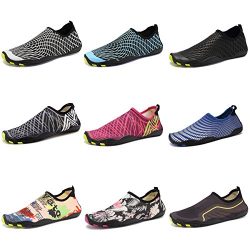 TcIFE Men Women Barefoot Water Aqua Shoes Skin Flexible Socks For Swim, Walking, Garden, Park, D ...