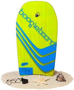 Boogie Board 33 Fiberclad Bodyboard – Durable Fiberclad Deck with Phuzion Core and Leash & ...