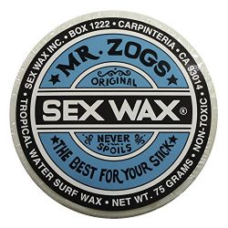 Mr. Zogs Original Sexwax – Tropical Water Temperature Coconut Scented (White)