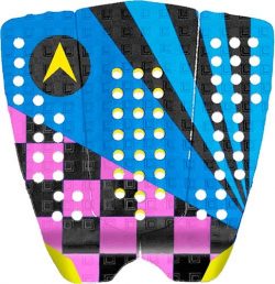 Astrodeck John John Florence 808 Blue / Black / Checker Surfboard Traction Pad