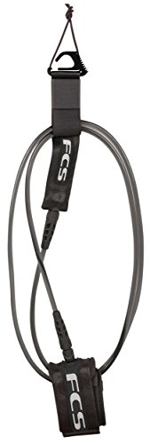 FCS Regular Surfboard Leash – Graphite – 9′