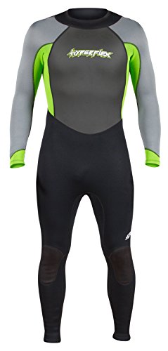 Hyperflex Wetsuits Men’s Access 3/2mm Full Suit – (Green, Medium)
