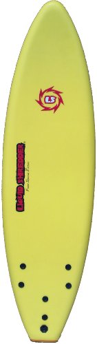 Liquid Shredder FSE EPS/PE Soft Surf Board (Yellow, 6-Feet)