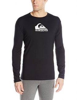 Quiksilver Men’s Solid Streak Long Sleeve Rash Guard