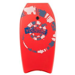 Younger 37 inch Super Bodyboard with IXPE deck, Perfect surfing, Red