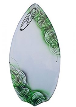 Wave Zone Diamond – 38.5″ Fiberglass Skimboard for Beginners up to 110 Lbs – Green