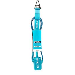 FCS Comp 6′ Surfboard Leash – Teal