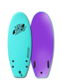 Wave Bandit Shred Sled 48 Twin Surfboard, Turquoise