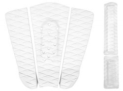 Rogue Iron Premium Skimboard Traction Pad w/ Arch Bar (White)