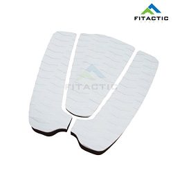 FITACTIC Universal 3-Piece Diamond Grooved Stomp Traction Pad Grip Mat with Tail Kick for Surfbo ...