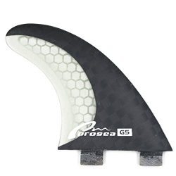 Prosea Quad Fins Traditional Colors & Designs Surfboard fins(4 Fins) FCS or Future Alternati ...