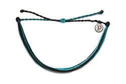 Pura Vida Surfboard Leash Bracelet- 100% Waterproof Wax Coated Girls’ Accessories- Handmade