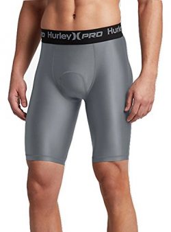 Hurley – Mens Pro Light 18″ Base Shorts, Charcoal Heather, L